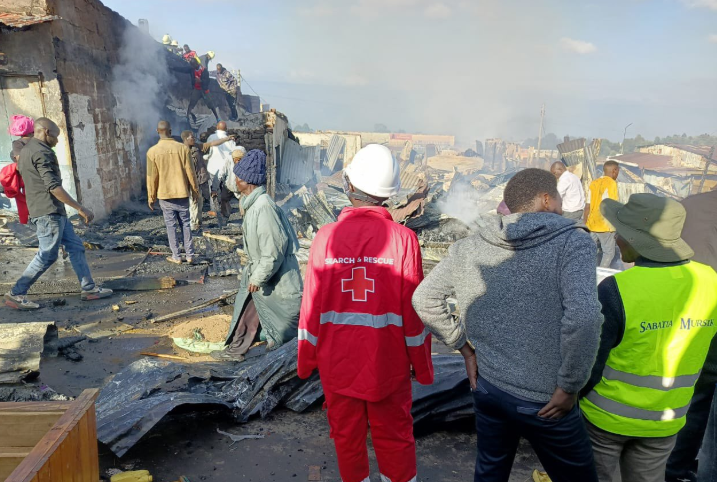 File image of the fire aftermath.